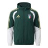 Italie Veste à Capuche 2026-27 Verte Pour Homme