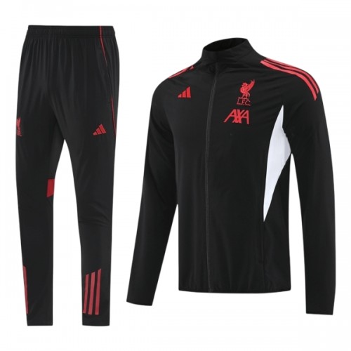 Liverpool Ensemble Vestes d'Entraînement 2025-26 Noire Pour Homme Liverpool Ensemble Vestes d'Entraînement 2025-26 Noire Pour Homme