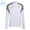 Real Madrid Sweat d'Entraînement Quarter-Zip 2026-27 Blanche Pour Enfant