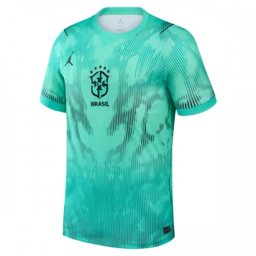 Maillot de Gardien Brésil Extérieur Coupe du Monde 2026 Verte Pour Homme Maillot de Gardien Brésil Extérieur Coupe du Monde 2026 Verte Pour Homme
