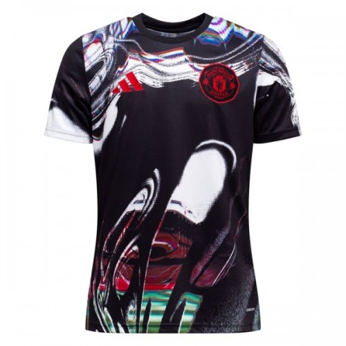 Maillot de Supporter Manchester United Pre-Match 2025-26 Pour Homme Maillot de Supporter Manchester United Pre-Match 2025-26 Pour Homme