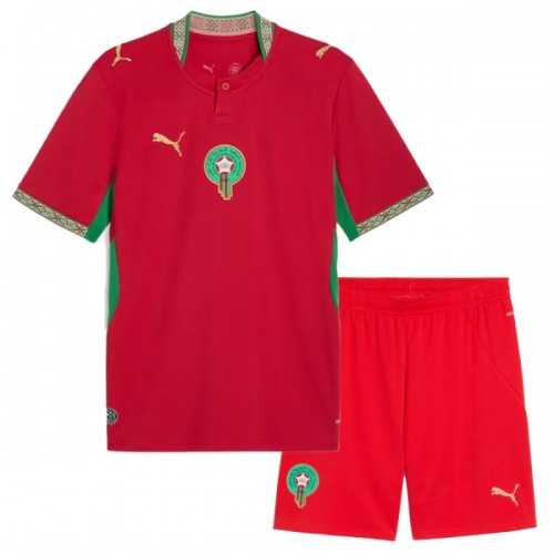Maillot de Supporter Maroc Domicile Coupe du Monde 2026 Pour Enfant Maillot de Supporter Maroc Domicile Coupe du Monde 2026 Pour Enfant