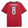 Maillot de Supporter Portugal Bruno Fernandes 8 Domicile Coupe du Monde 2026 Pour Homme