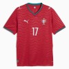 Maillot de Supporter Portugal Rafael Leao 17 Domicile Coupe du Monde 2026 Pour Homme