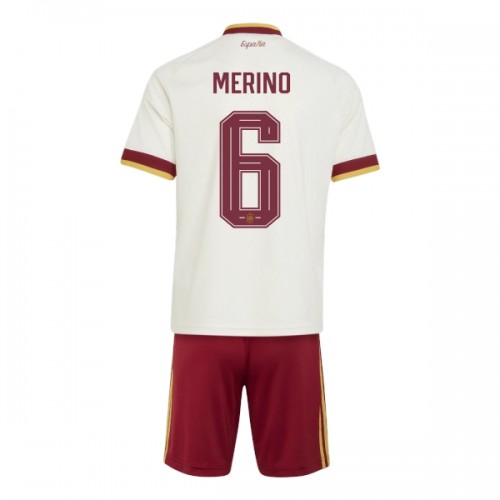 Maillot de Supporter Espagne Merino 6 Extérieur Coupe du Monde 2026 Pour Enfant Maillot de Supporter Espagne Merino 6 Extérieur Coupe du Monde 2026 Pour Enfant