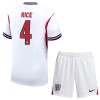 Maillot de Supporter Angleterre Rice 4 Domicile Coupe du Monde 2026 Pour Enfant