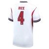 Maillot de Supporter Angleterre Rice 4 Domicile Coupe du Monde 2026 Pour Enfant