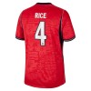 Maillot de Supporter Angleterre Rice 4 Extérieur Coupe du Monde 2026 Pour Homme