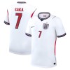 Maillot de Supporter Angleterre Saka 7 Domicile Coupe du Monde 2026 Pour Homme