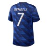 Maillot de Supporter France O. Dembele 7 Domicile Coupe du Monde 2026 Pour Homme
