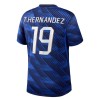 Maillot de Supporter France Theo Hernandez 19 Domicile Coupe du Monde 2026 Pour Homme