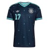 Maillot de Supporter Allemagne Wirtz 17 Extérieur Coupe du Monde 2026 Pour Homme