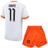 Maillot de Supporter Pays-Bas Gakpo 11 Extérieur Coupe du Monde 2026 Pour Enfant