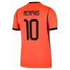 Maillot de Supporter Pays-Bas Memphis 10 Domicile Coupe du Monde 2026 Pour Homme