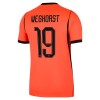 Maillot de Supporter Pays-Bas Weghorst 19 Domicile Coupe du Monde 2026 Pour Homme