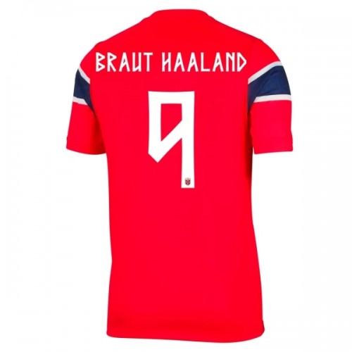 Maillot de Supporter Norvège Haaland 9 Domicile Coupe du Monde 2026 Pour Homme Maillot de Supporter Norvège Haaland 9 Domicile Coupe du Monde 2026 Pour Homme