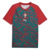 Maillot de Supporter Portugal Pre-Match Coupe du Monde 2026 Rouge Pour Homme