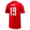 Maillot de Supporter Canada Davies 19 Domicile Coupe du Monde 2026 Pour Homme