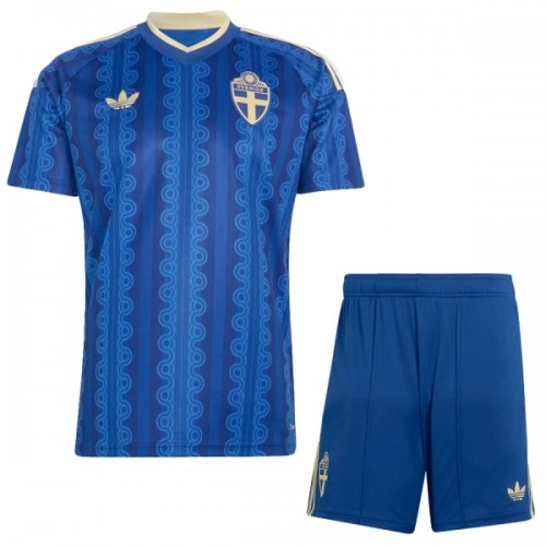 Maillot de Supporter Suède Extérieur Coupe du Monde 2026 Pour Enfant Maillot de Supporter Suède Extérieur Coupe du Monde 2026 Pour Enfant