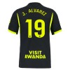 Maillot de Supporter Atlético Madrid J. Alvarez 19 Extérieur 2026-27 Pour Homme Maillot de Supporter Atlético Madrid J. Alvarez 19 Extérieur 2026-27 Pour Homme