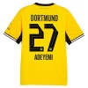 Maillot de Supporter Borussia Dortmund Adeyemi 27 Domicile 2026-27 Pour Homme