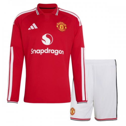 Maillot à Manches Longues Manchester United Domicile 2026-27 Pour Enfant Maillot à Manches Longues Manchester United Domicile 2026-27 Pour Enfant