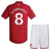 Maillot de Supporter Manchester United Bruno Fernandes 8 Domicile 2026-27 Pour Enfant