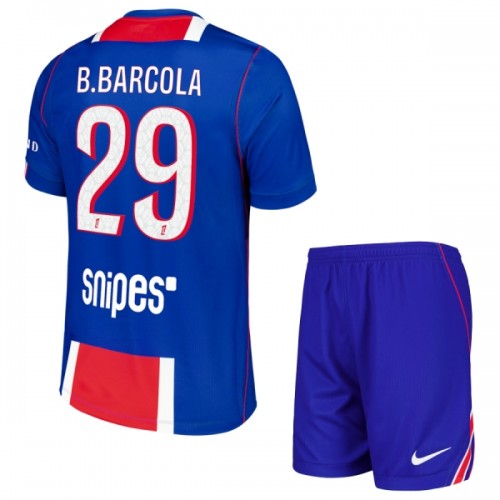 Maillot de Supporter Paris Saint-Germain Bradley Barcola 29 Domicile 2026-27 Pour Enfant Maillot de Supporter Paris Saint-Germain Bradley Barcola 29 Domicile 2026-27 Pour Enfant