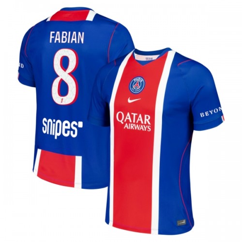 Maillot de Supporter Paris Saint-Germain Fabian 8 Domicile 2026-27 Pour Homme Maillot de Supporter Paris Saint-Germain Fabian 8 Domicile 2026-27 Pour Homme