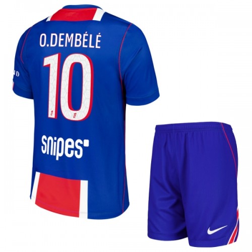 Maillot de Supporter Paris Saint-Germain O. Dembele 10 Domicile 2026-27 Pour Enfant Maillot de Supporter Paris Saint-Germain O. Dembele 10 Domicile 2026-27 Pour Enfant