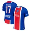 Maillot de Supporter Paris Saint-Germain Vitinha 17 Domicile 2026-27 Pour Homme