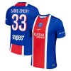 Maillot de Supporter Paris Saint-Germain Zaire Emery 33 Domicile 2026-27 Pour Homme Maillot de Supporter Paris Saint-Germain Zaire Emery 33 Domicile 2026-27 Pour Homme