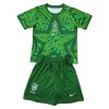 Maillot de Gardien Brésil Domicile Coupe du Monde 2026 Verte Pour Enfant