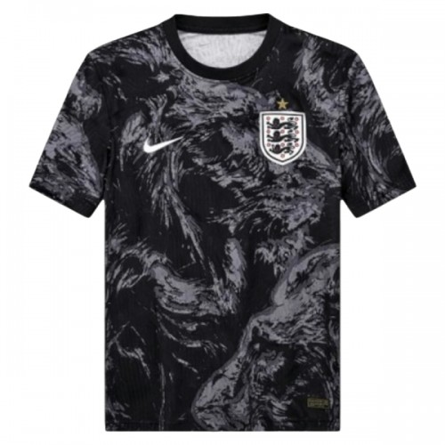 Maillot de Supporter Angleterre Pre-Match Coupe du Monde 2026 Noire Pour Homme Maillot de Supporter Angleterre Pre-Match Coupe du Monde 2026 Noire Pour Homme