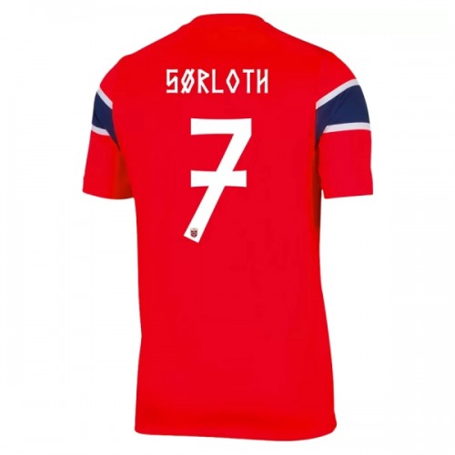 Maillot de Supporter Norvège Sorloth 7 Domicile Coupe du Monde 2026 Pour Homme Maillot de Supporter Norvège Sorloth 7 Domicile Coupe du Monde 2026 Pour Homme