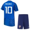 Maillot de Supporter Croatie Modrić 10 Extérieur Coupe du Monde 2026 Pour Enfant