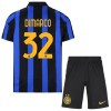 Maillot de Supporter Inter Milan Dimarco 32 Domicile 2026-27 Pour Enfant