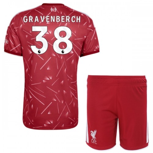Maillot de Supporter Liverpool Gravenberch 38 Domicile 2026-27 Pour Enfant Maillot de Supporter Liverpool Gravenberch 38 Domicile 2026-27 Pour Enfant