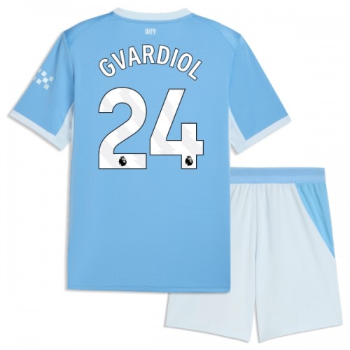Maillot de Supporter Manchester City Gvardiol 24 Domicile 2026-27 Pour Enfant Maillot de Supporter Manchester City Gvardiol 24 Domicile 2026-27 Pour Enfant