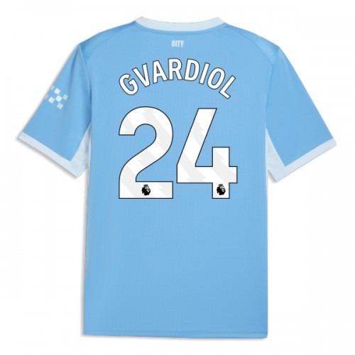 Maillot de Supporter Manchester City Gvardiol 24 Domicile 2026-27 Pour Homme Maillot de Supporter Manchester City Gvardiol 24 Domicile 2026-27 Pour Homme