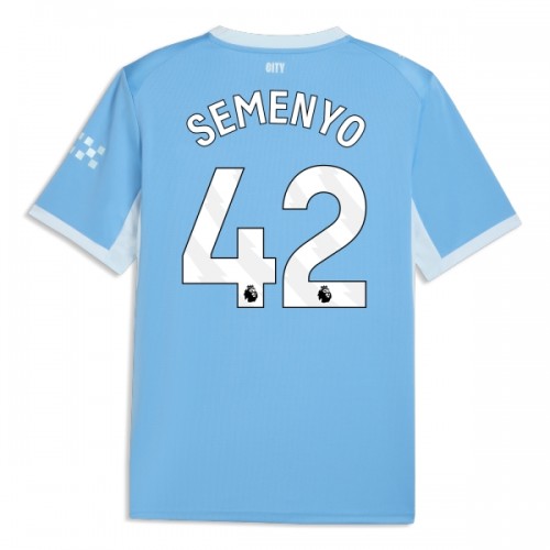 Maillot de Supporter Manchester City Semenyo 42 Domicile 2026-27 Pour Homme Maillot de Supporter Manchester City Semenyo 42 Domicile 2026-27 Pour Homme