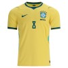 Maillot de Supporter Brésil Bruno Guimaraes 8 Domicile Coupe du Monde 2026 Pour Homme