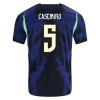 Maillot de Supporter Brésil Casemiro 5 Extérieur Coupe du Monde 2026 Pour Homme