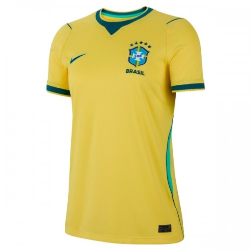 Maillot de Supporter Brésil Domicile Coupe du Monde 2026 Pour Femme Maillot de Supporter Brésil Domicile Coupe du Monde 2026 Pour Femme