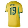 Maillot de Supporter Brésil Endrick 19 Domicile Coupe du Monde 2026 Pour Homme