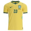 Maillot de Supporter Brésil Estevao 20 Domicile Coupe du Monde 2026 Pour Homme