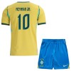 Maillot de Supporter Brésil Neymar JR 10 Domicile Coupe du Monde 2026 Pour Enfant