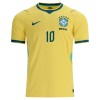 Maillot de Supporter Brésil Neymar JR 10 Domicile Coupe du Monde 2026 Pour Enfant
