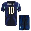 Maillot de Supporter Brésil Neymar JR 10 Extérieur Coupe du Monde 2026 Pour Enfant