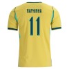 Maillot de Supporter Brésil Raphinha 11 Domicile Coupe du Monde 2026 Pour Homme
